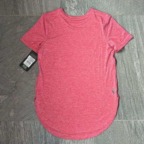 NWT Skechers Activewear Tee Shirt Top Go Walk Go Dry Swift Tunic Red Pink XS - Picture 10 of 15